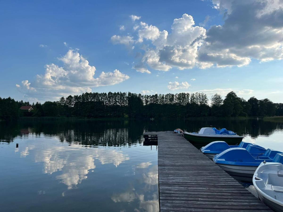 Domek Z Kominkiem Nad Jeziorem Z Jacuzzi Ogrodowym Sumowo  ภายนอก รูปภาพ